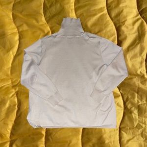 plus turtleneck rib knit cream sweater NWOT